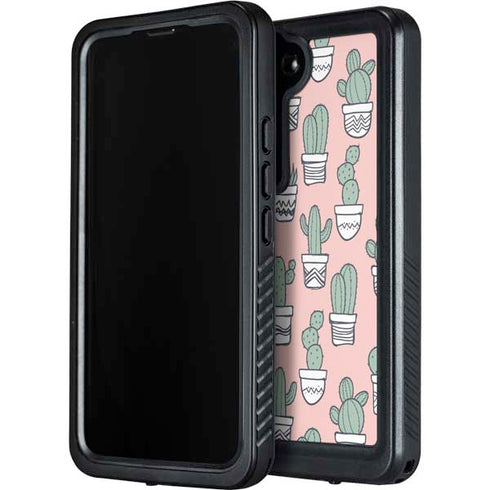 Pink Cactus Galaxy S23 Plus Waterproof Case