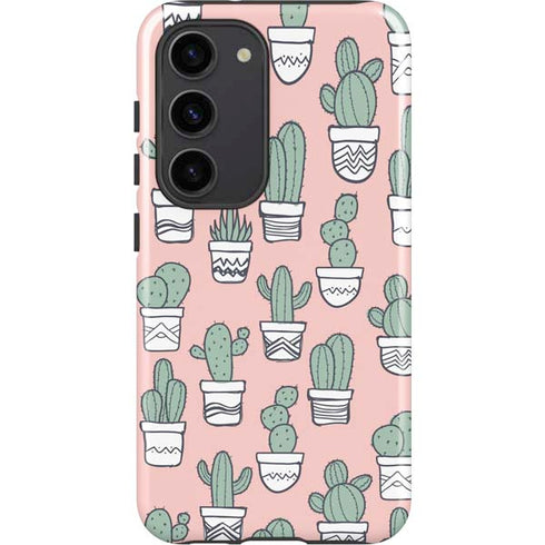 Pink Cactus Galaxy S23 Pro Case