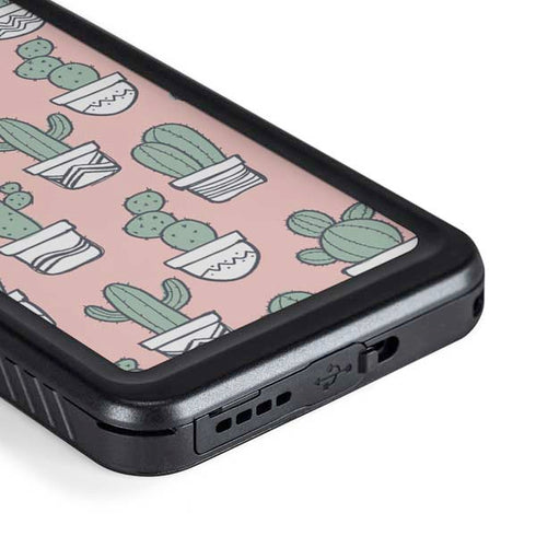 Pink Cactus Galaxy S23 Waterproof Case