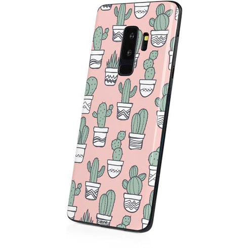Pink Cactus Galaxy S9 Plus Skin