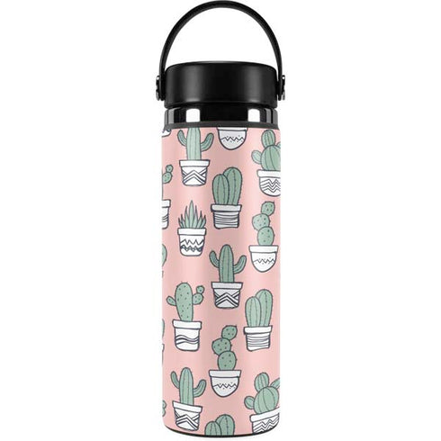 Pink Cactus Hydro Flask 20oz Wide Mouth Skin