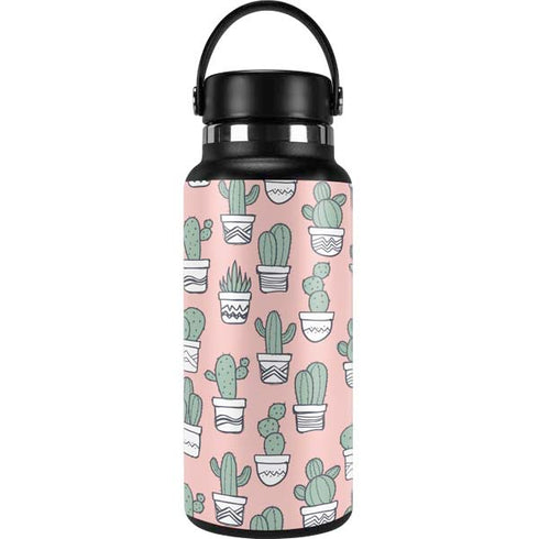 Pink Cactus Hydro Flask 32oz Wide Mouth Skin