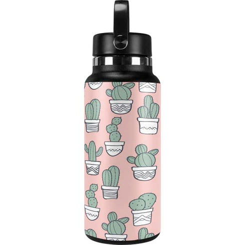 Pink Cactus Hydro Flask 32oz Wide Mouth Skin