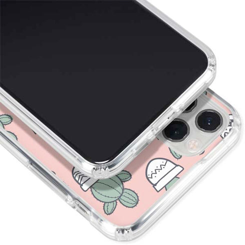 Pink Cactus iPhone 11 Pro Clear Case