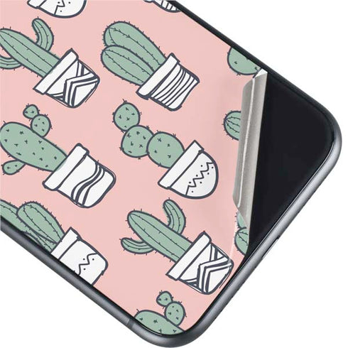 Pink Cactus iPhone 11 Skin