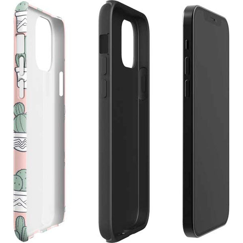 Pink Cactus iPhone 12 Impact Case
