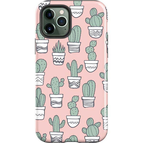 Pink Cactus iPhone 12 Pro Max Impact Case