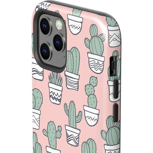 Pink Cactus iPhone 12 Pro Max Impact Case