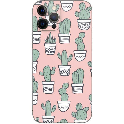 Pink Cactus iPhone 12 Pro Max Skin