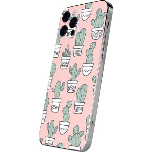 Pink Cactus iPhone 12 Pro Max Skin