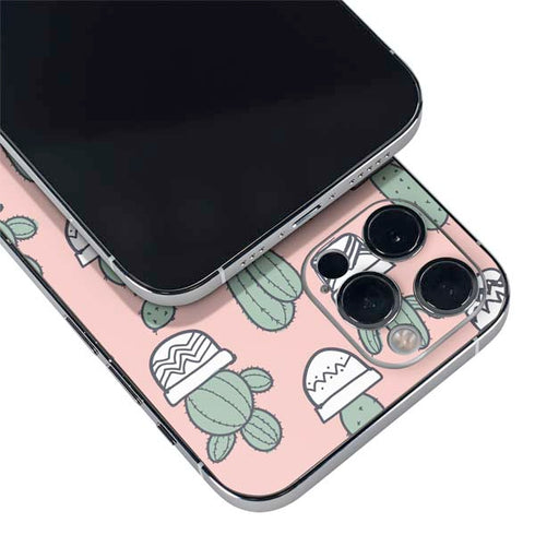 Pink Cactus iPhone 12 Pro Max Skin