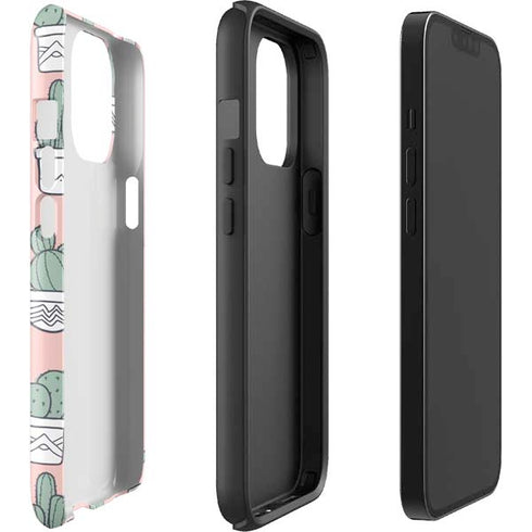 Pink Cactus iPhone 13 Pro Max Impact Case