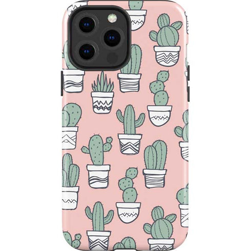 Pink Cactus iPhone 15 Pro Max Impact Case