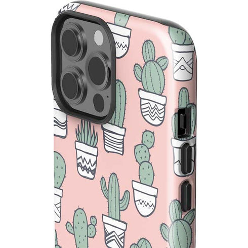 Pink Cactus iPhone 15 Pro Max Impact Case