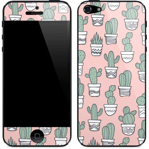 Pink Cactus iPhone 5/5s/5SE Skin
