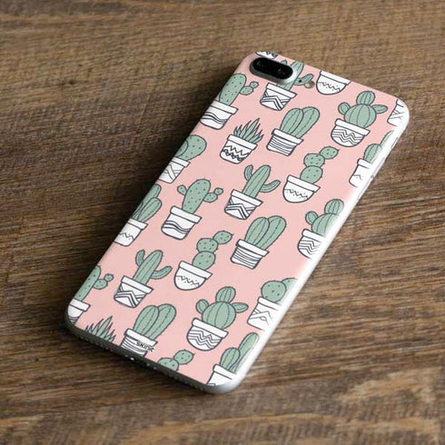 Pink Cactus iPhone 7 Plus Skin