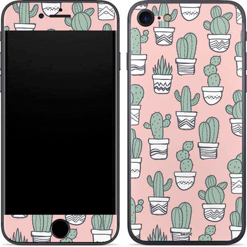 Pink Cactus iPhone 8 Skin