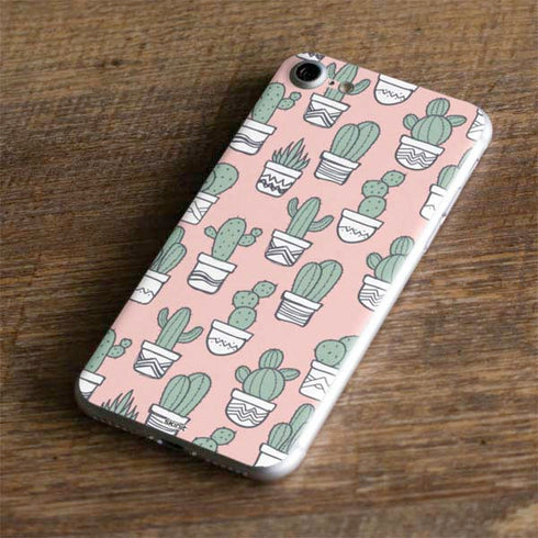 Pink Cactus iPhone 8 Skin