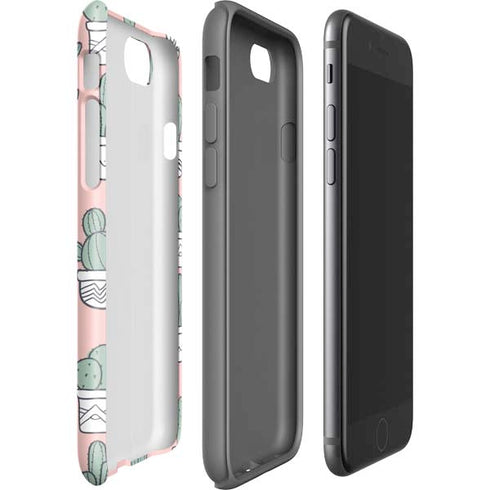 Pink Cactus iPhone SE (2nd & 3rd Gen) Pro Case