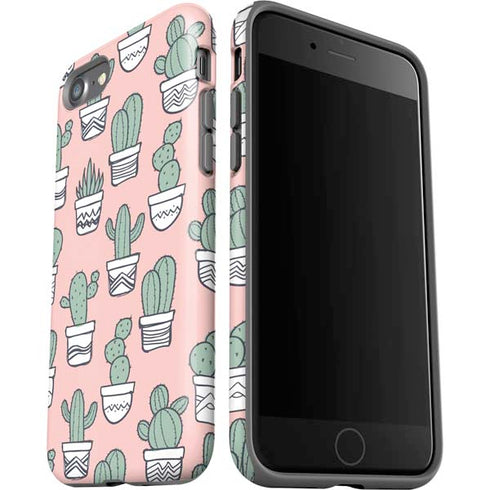 Pink Cactus iPhone SE (2nd & 3rd Gen) Pro Case
