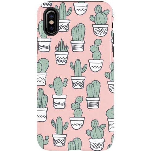Pink Cactus iPhone X Pro Case