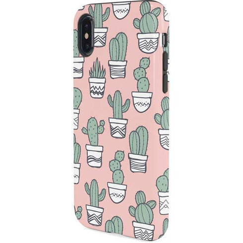 Pink Cactus iPhone X Pro Case