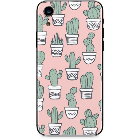 Pink Cactus iPhone XR Skin