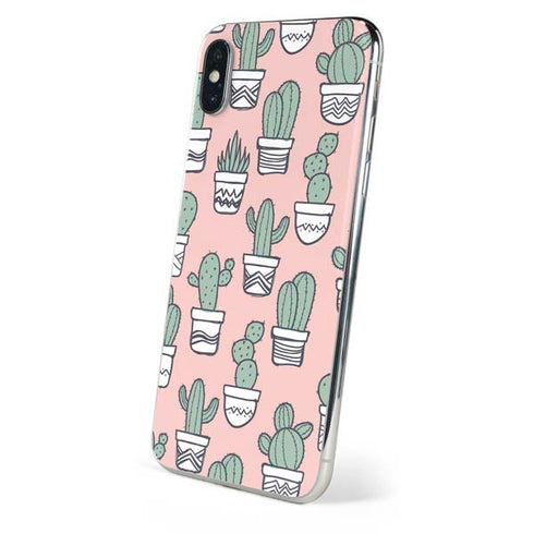Pink Cactus iPhone XS Max Skin