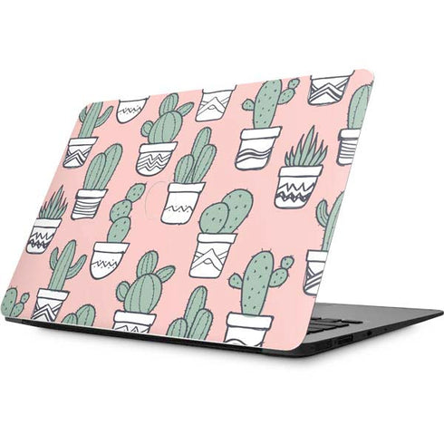 Pink Cactus Apple MacBook Skin