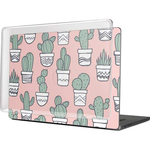 Pink Cactus MacBook Pro 16in (2021-25) Case plus Skin