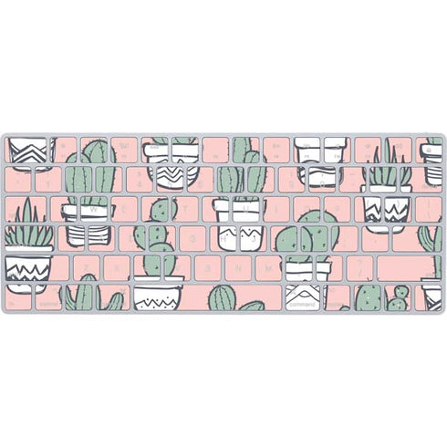 Pink Cactus Magic Keyboard Skin