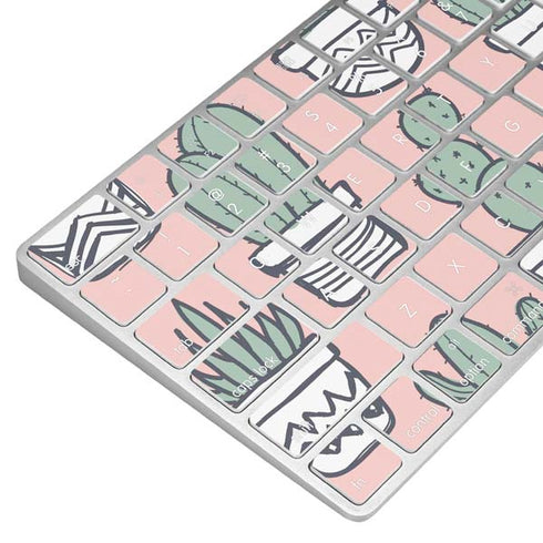 Pink Cactus Magic Keyboard Skin