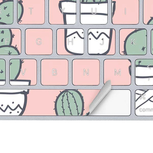 Pink Cactus Magic Keyboard Skin