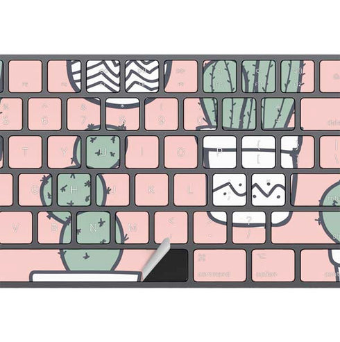 Pink Cactus Magic Keyboard with Numeric Keypad Skin