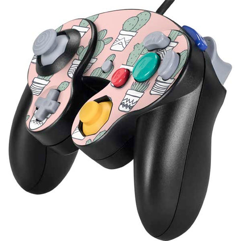 Pink Cactus Nintendo GameCube Controller Skin
