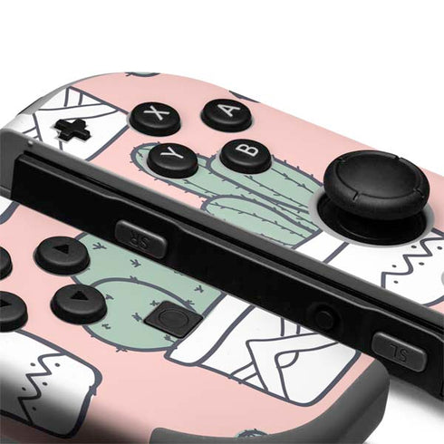Pink Cactus Nintendo Joy-Con (L/R) Controller Skin