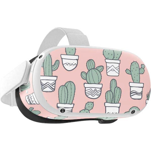 Pink Cactus Oculus Quest 2 Skin