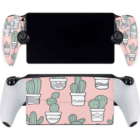 Pink Cactus PlayStation Portal Remote Player Skin