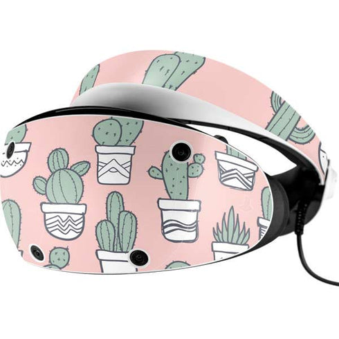 Pink Cactus PlayStation VR2 Skin