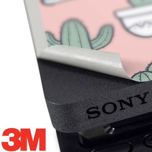 Pink Cactus PS4 Slim Skin
