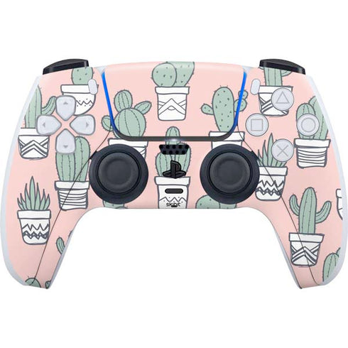 Pink Cactus PS5 Controller Skin