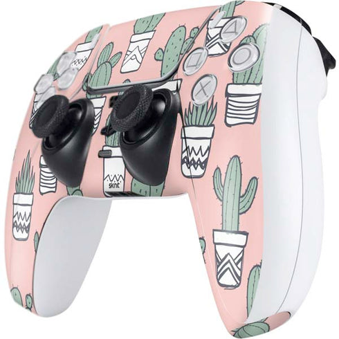 Pink Cactus PS5 Controller Skin