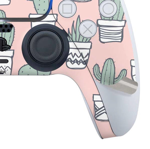 Pink Cactus PS5 Slim Digital Edition Bundle Skin
