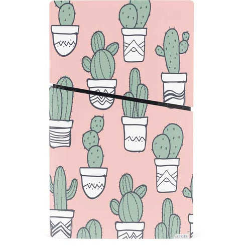 Pink Cactus PS5 Slim Digital Edition Console Skin