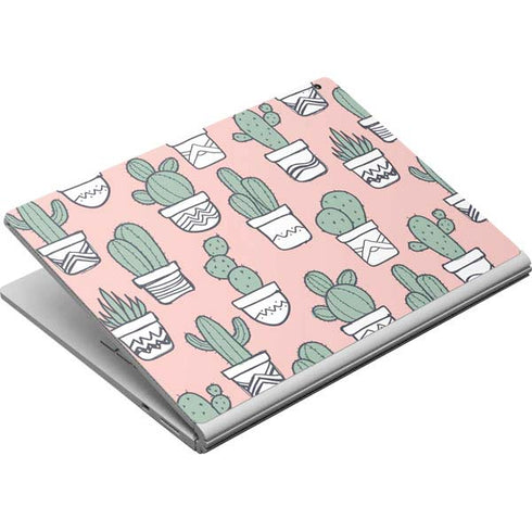 Pink Cactus Surface Book Skin