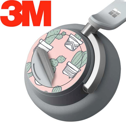 Pink Cactus Surface Headphones Skin