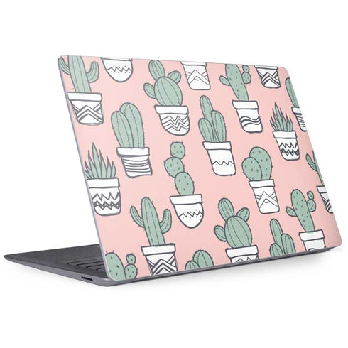 Pink Cactus Surface Laptop 3 13.5in Skin