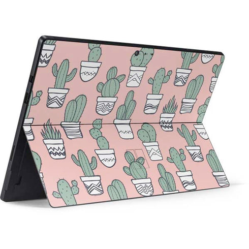 Pink Cactus Surface Pro 6 Skin