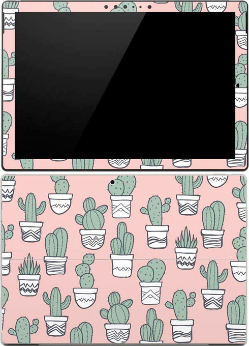 Pink Cactus Surface Pro (2017) Skin