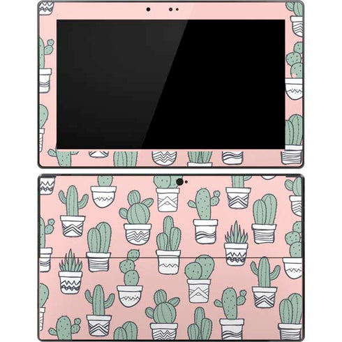 Pink Cactus Surface Pro Tablet Skin